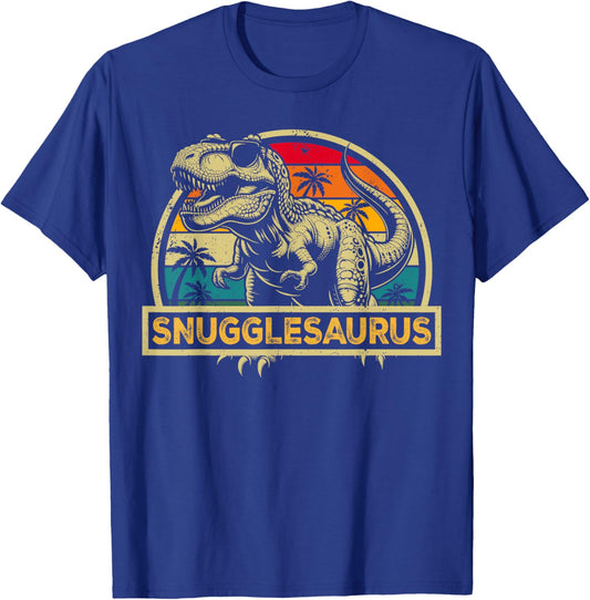 Snugglesaurus Rex T Rex Snuggle Saurus Rex Family Matching T-Shirt - T-Shirt | Royal