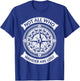 Graphic Compass Hiking - Not All Those Who Wander Are Lost T-Shirt - T-Shirt | Royal