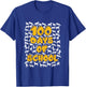 100 Days of School horse mustang mascot T-Shirt - T-Shirt | Royal