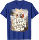Here Comes the Son : Jesus Coming on the Clouds on a Horse T-Shirt - T-Shirt | Royal