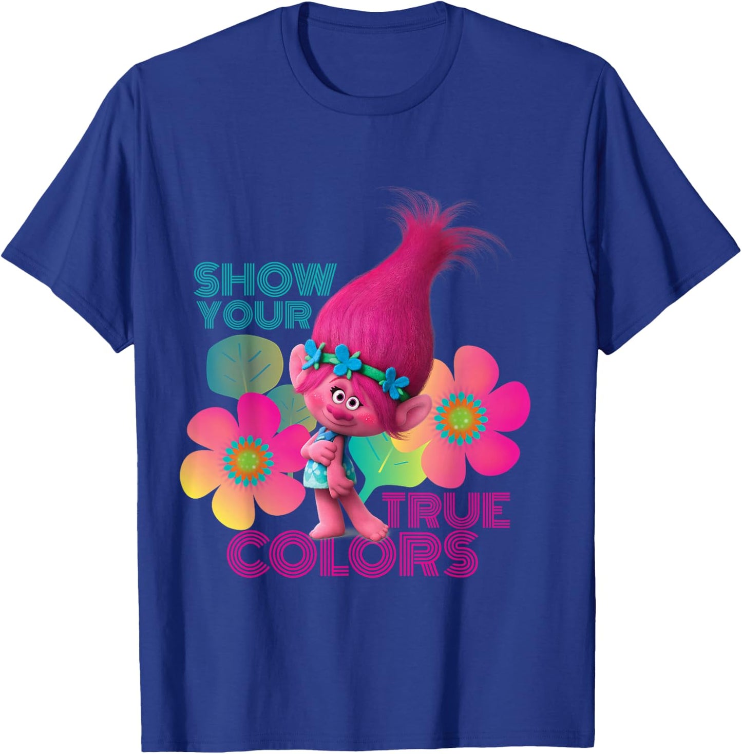 DreamWorks Trolls Show Your True Colors T-Shirt - T-Shirt | Royal