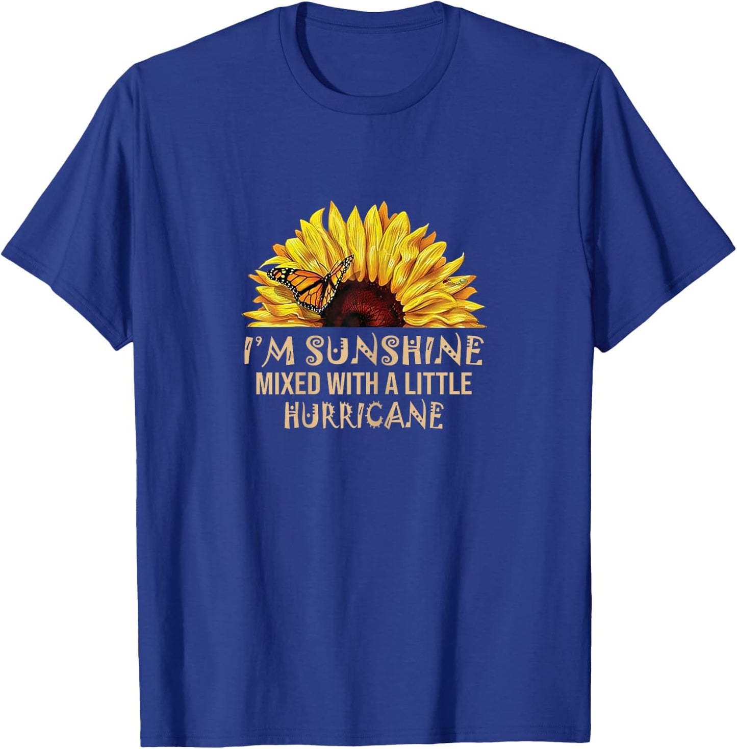 I'm Sunshine Mixed with Little Hurricane T-Shirt - T-Shirt | Royal
