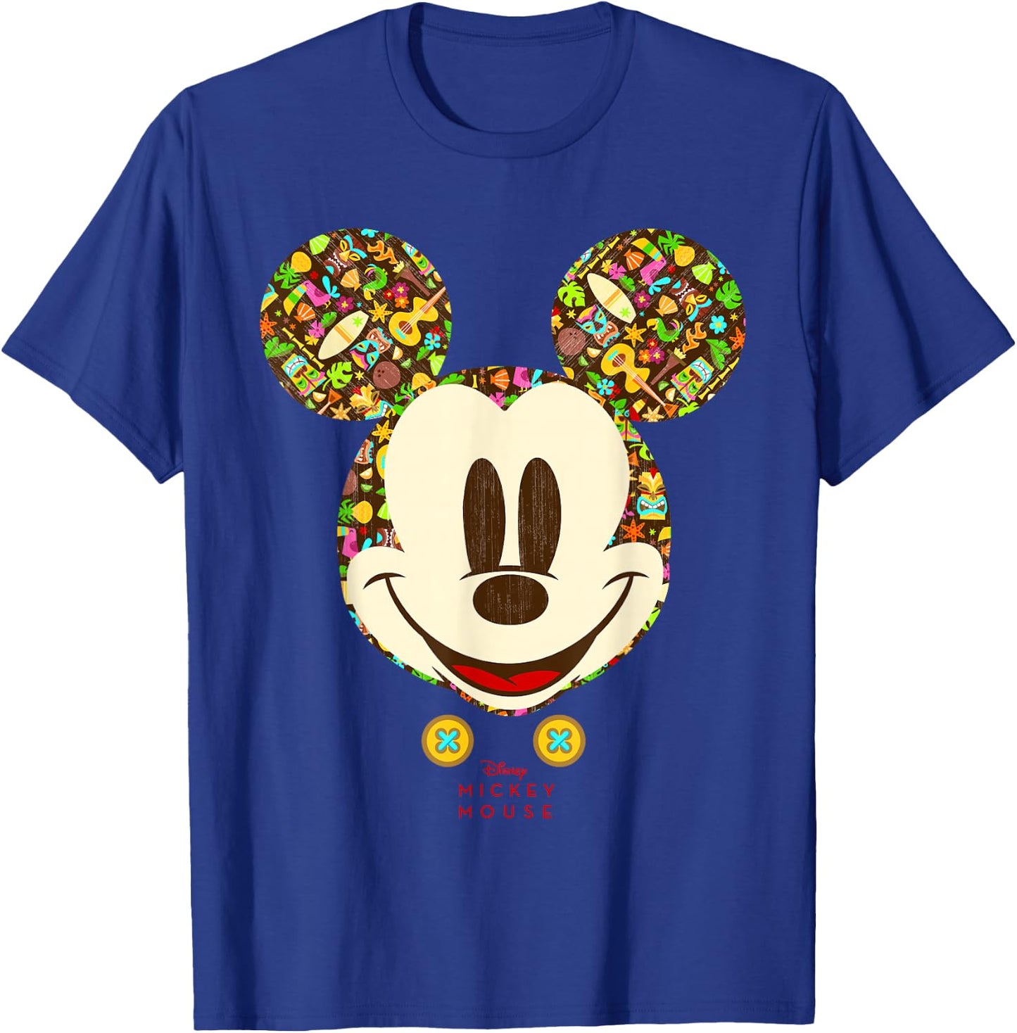 Disney Year of The Mouse Tiki Holiday Mickey July Small T-Shirt - T-Shirt | Royal