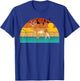 Gazelle Gazelle Lover Retro Style Animal Deers Sunset T-Shirt - T-Shirt | Royal