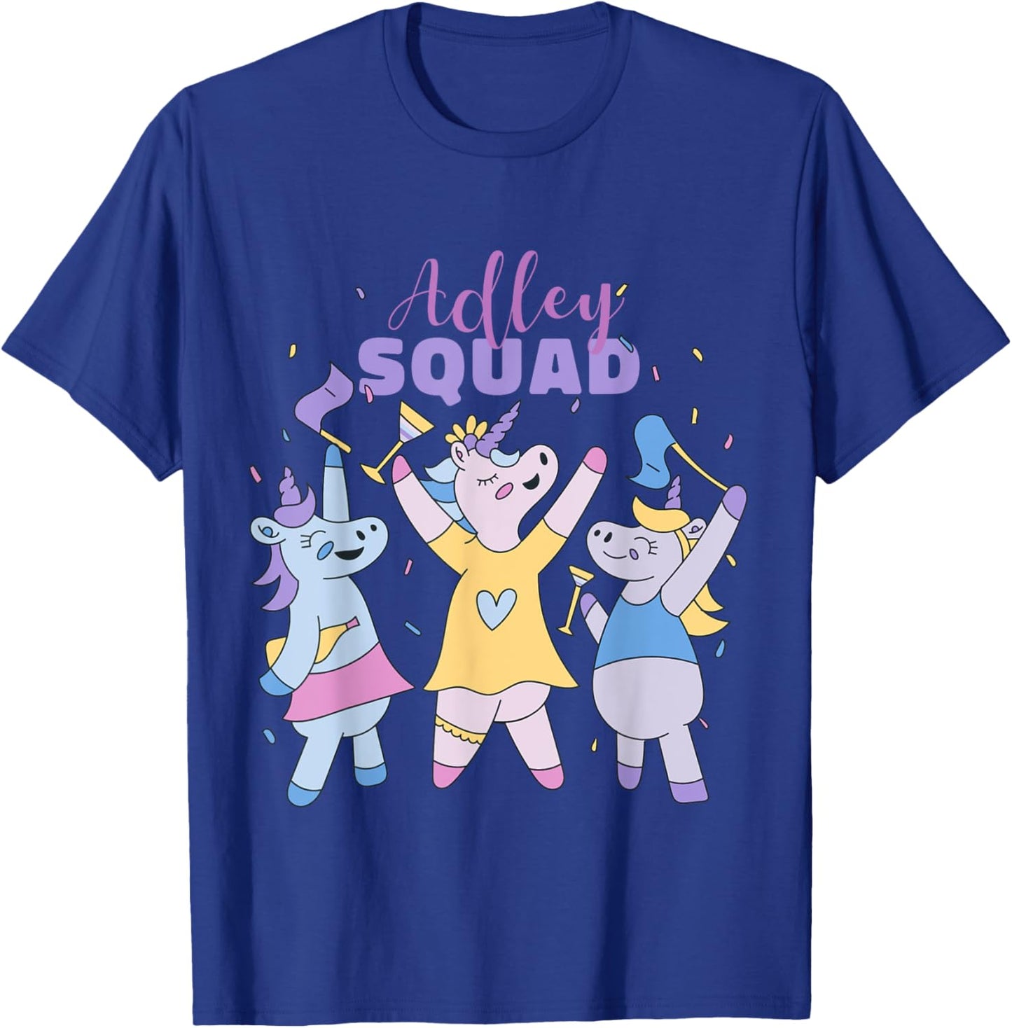 Adley Merch Unicorn Design T-Shirt - T-Shirt | Royal