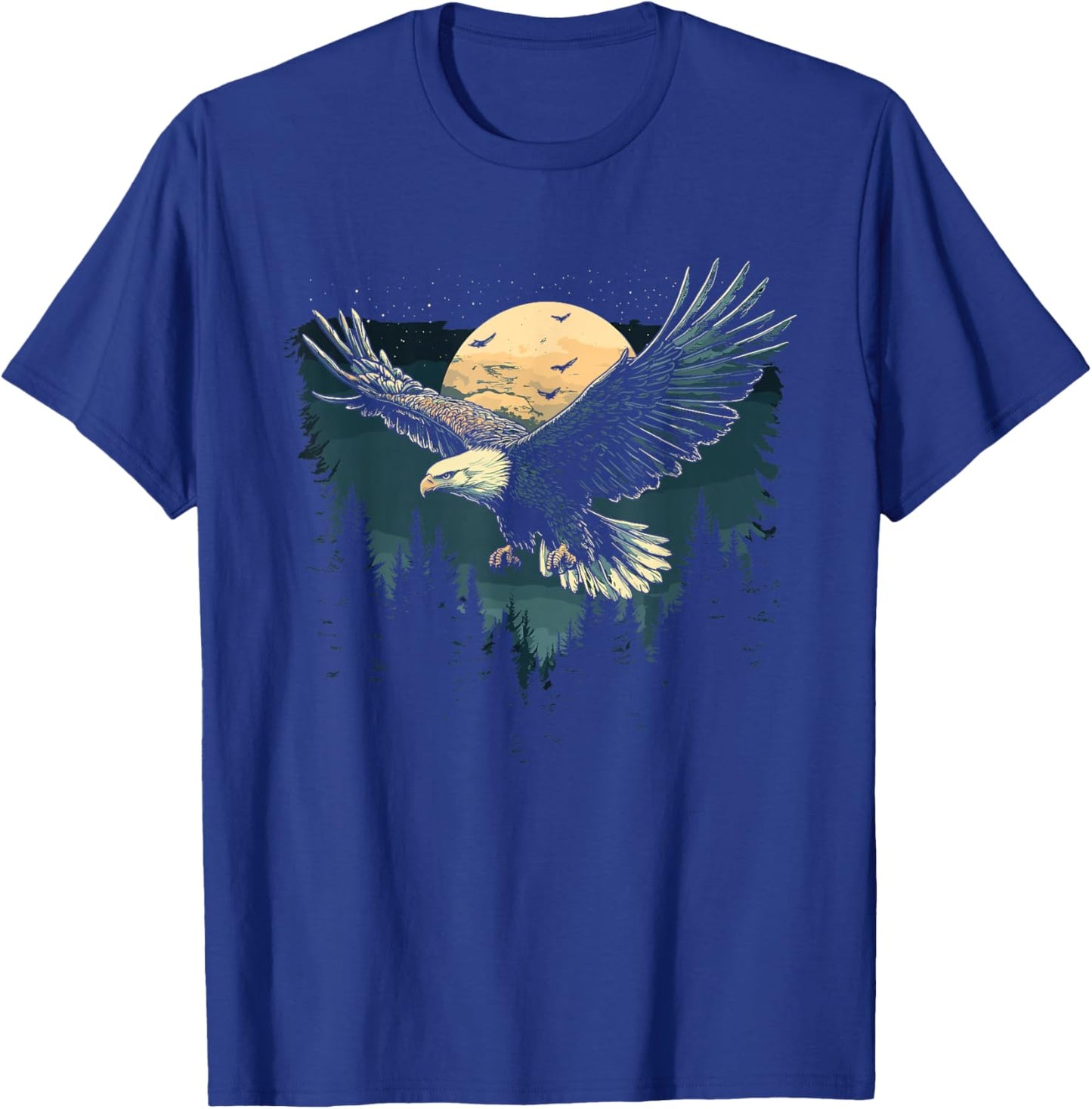 Bald Eagle & Eagle, Animal, Forest & Nature, Wildlife T-Shirt - T-Shirt | Royal