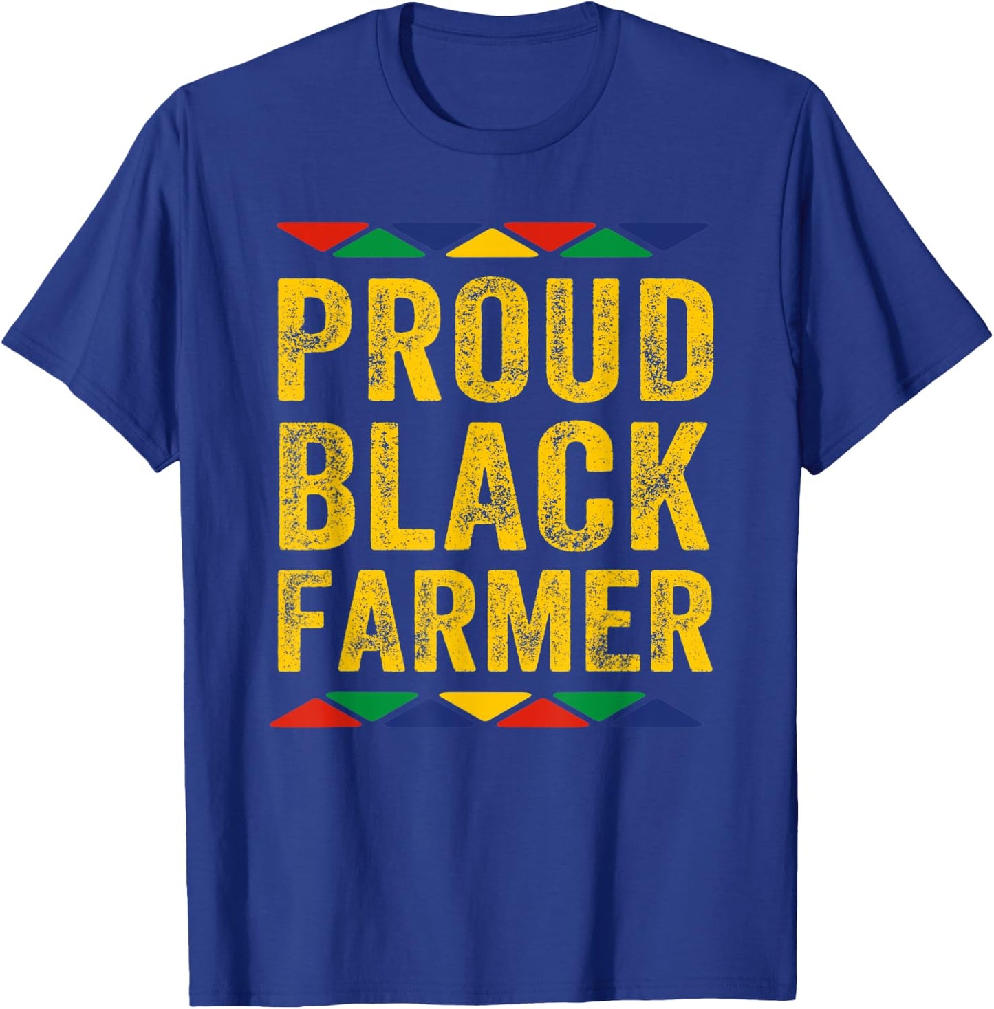 Proud Black Farmer Black History Month 2021 African American T-Shirt - T-Shirt | Royal