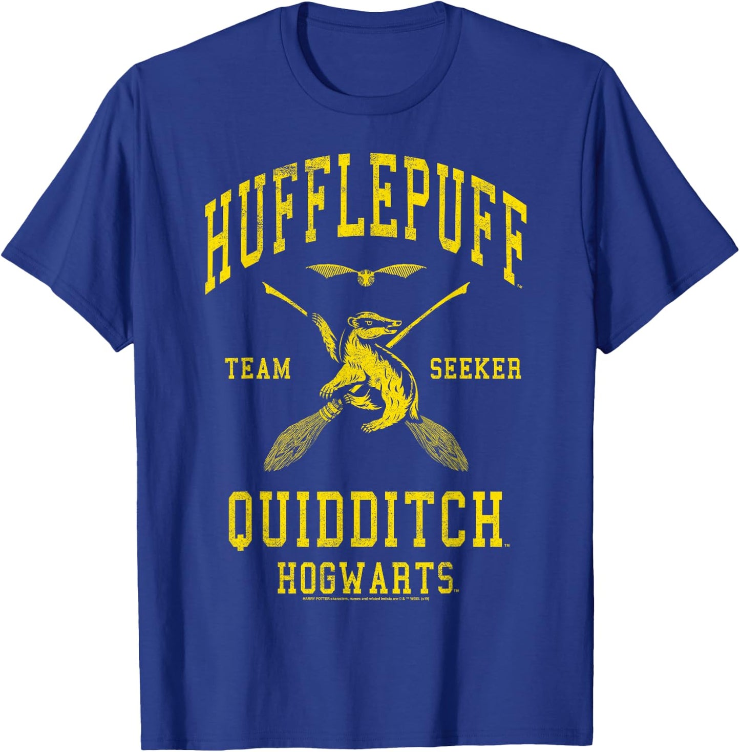 Harry Potter Hufflepuff Quidditch Team Seeker T-Shirt - T-Shirt | Royal