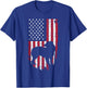 Australian Shepherd Dog Mom Dad Shirts, 4th Of July USA Flag Women Kids Men T-Shirt - T-Shirt | Royal