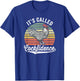 Retro Alpha Fighting Rooster Its Called Cockfidence Cocky T-Shirt - T-Shirt | Royal