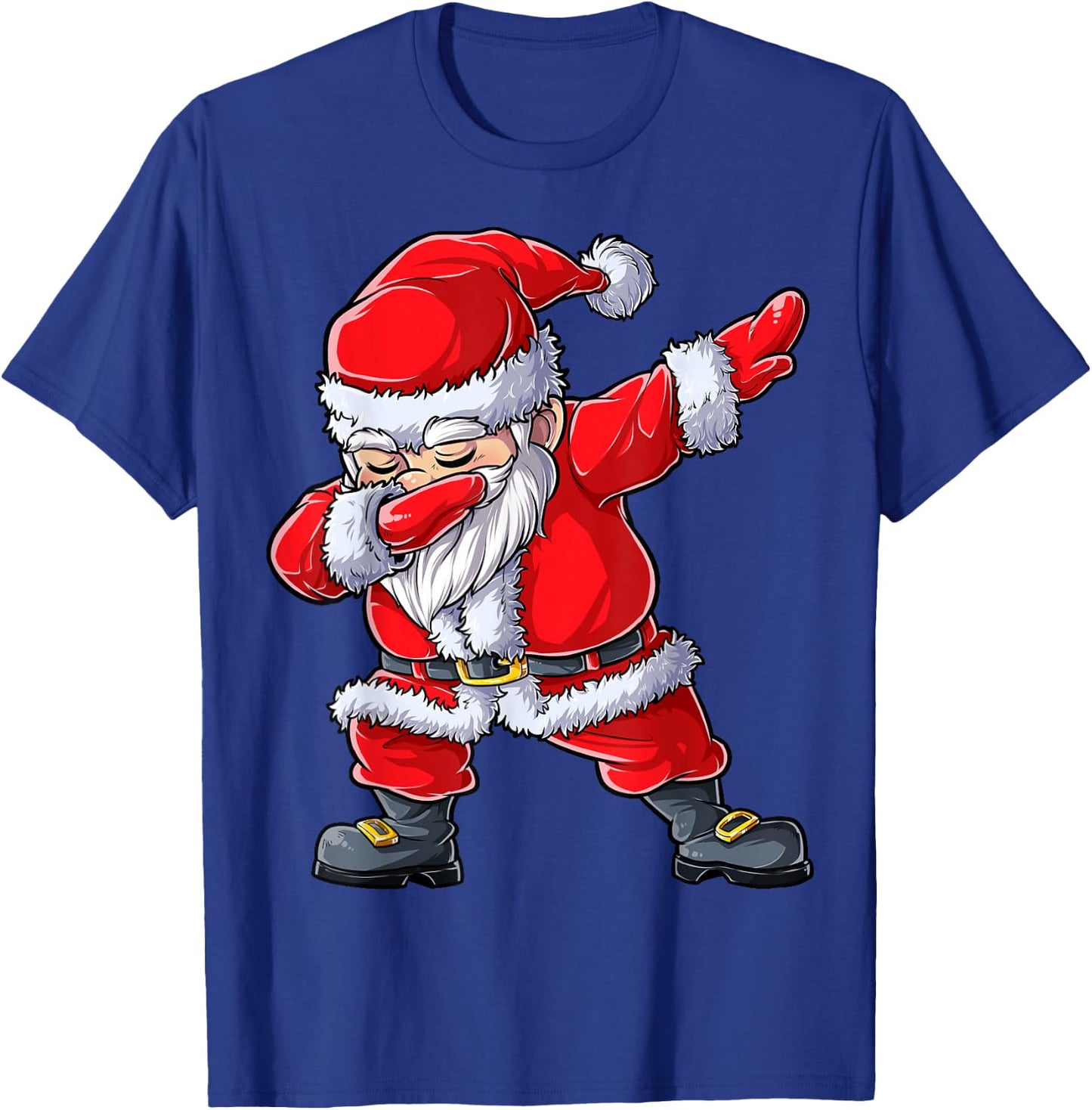 Dabbing Santa Claus Christmas Boys Men Funny Xmas Dab Dance T-Shirt - T-Shirt | Royal
