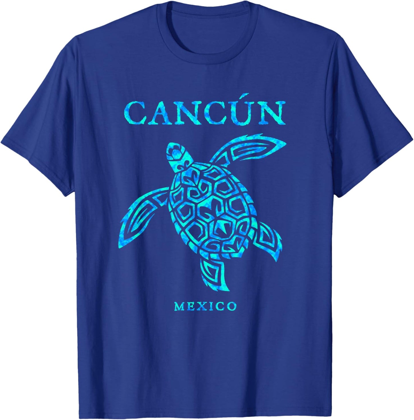 Cancun Mexico Sea Turtle Boys Girls Toddler Souvenir T-Shirt - T-Shirt | Royal