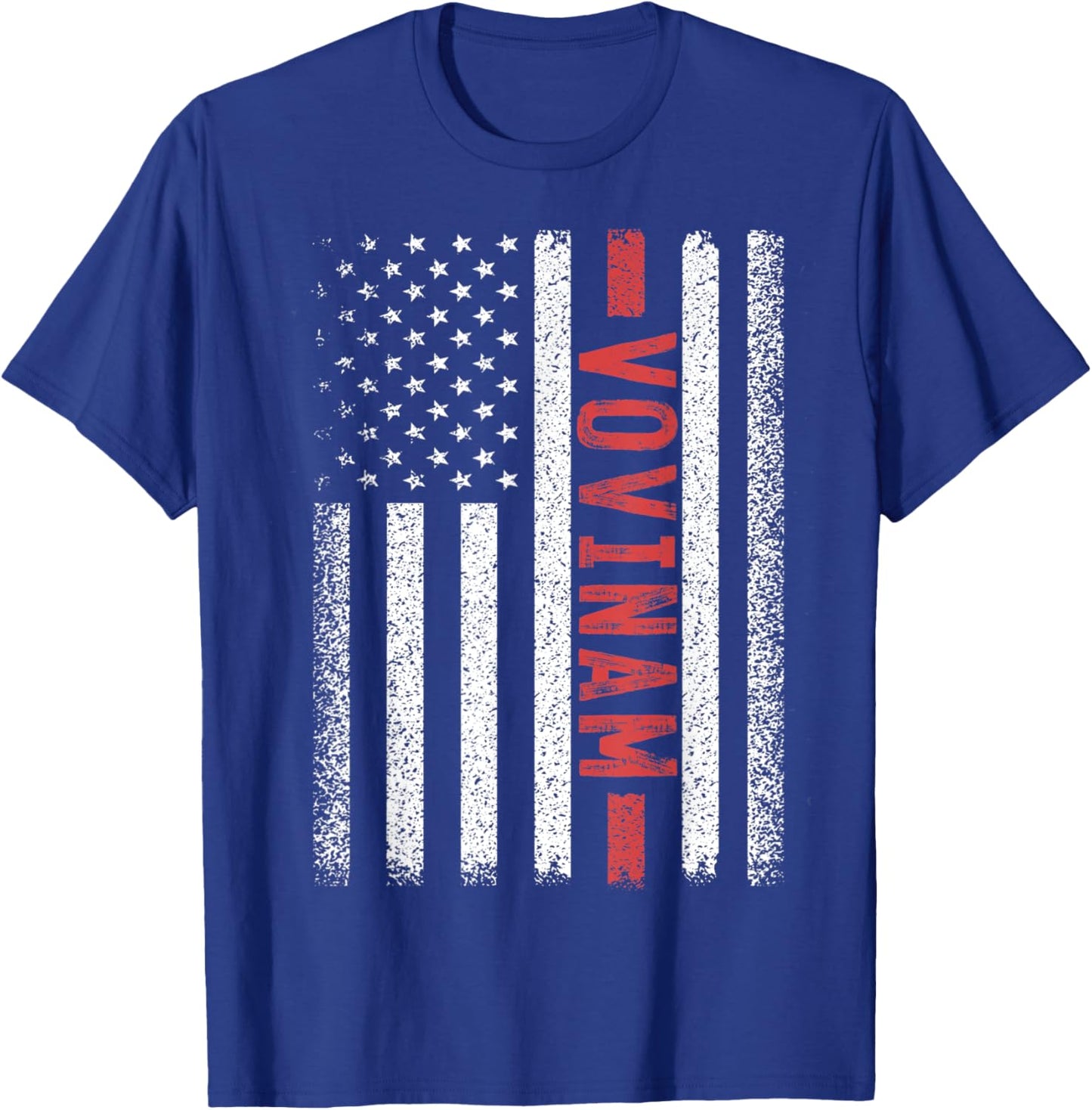Vovinam American Flag 4th of July Vietnam Martial Arts Men T-Shirt - T-Shirt | Royal