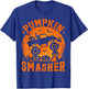 Pumpkin Smasher Halloween Kids Monster Truck Halloween Boy T-Shirt - T-Shirt | Royal