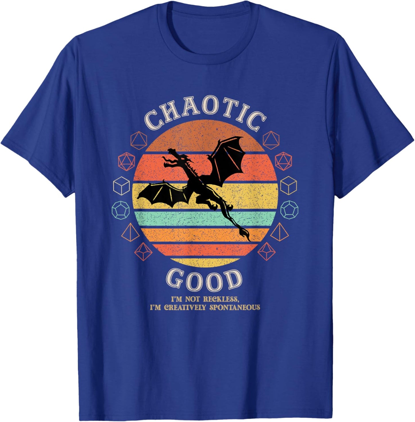 Funny Chaotic Good RPG Player Gamer T-Shirt - T-Shirt | Royal