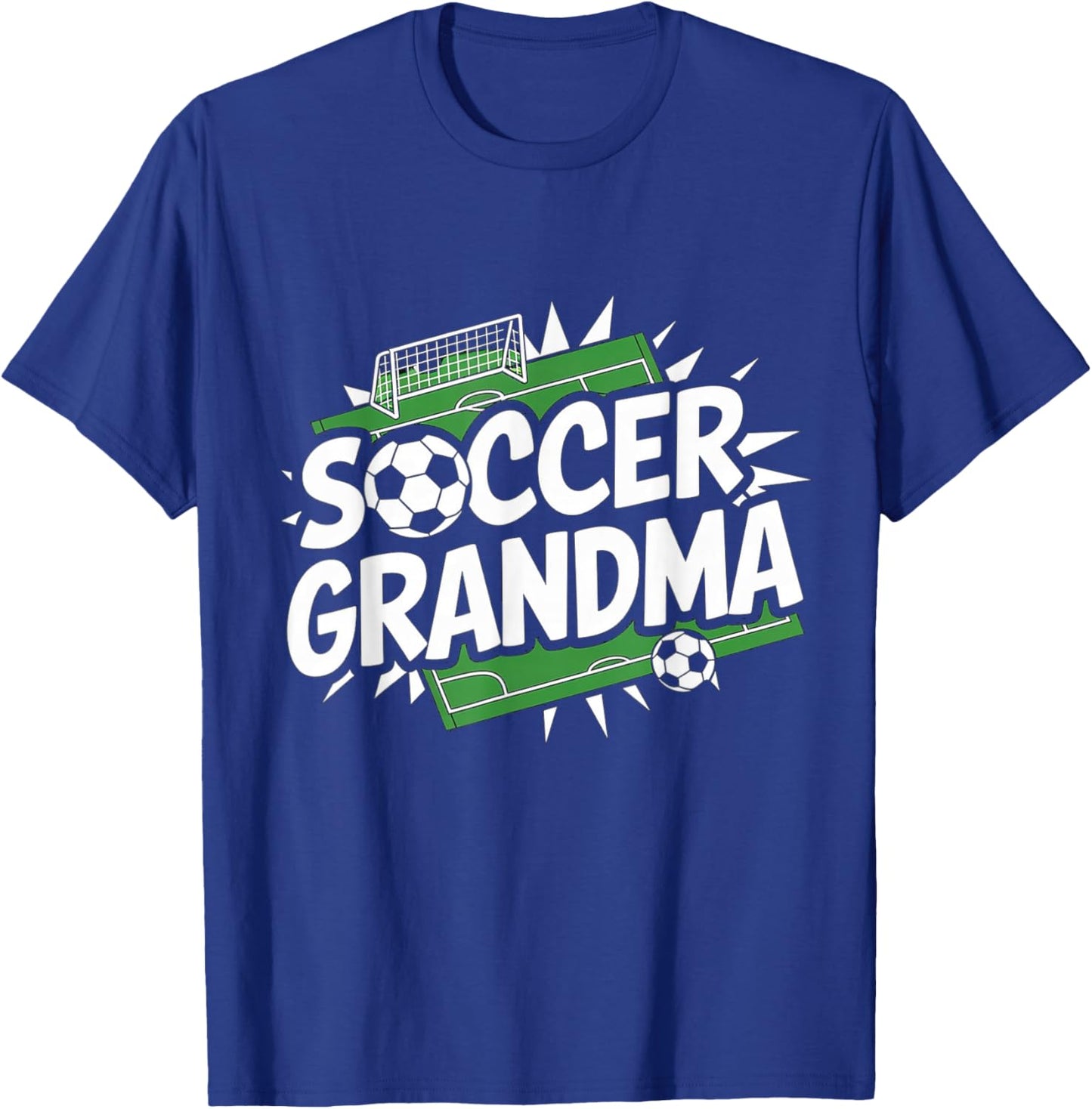 Football Grandma T-Shirt - T-Shirt | Royal