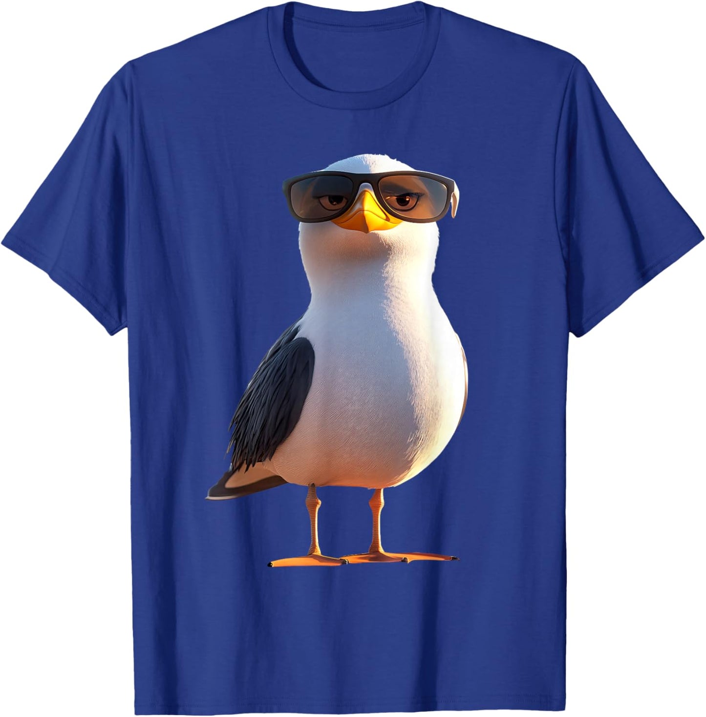 Seagull Beach North Sea Baltic Gull Silver T-Shirt - T-Shirt | Royal