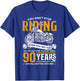 Don't Stop Riding When You Get Old Motorcycle 90th Birthday T-Shirt - T-Shirt | Royal