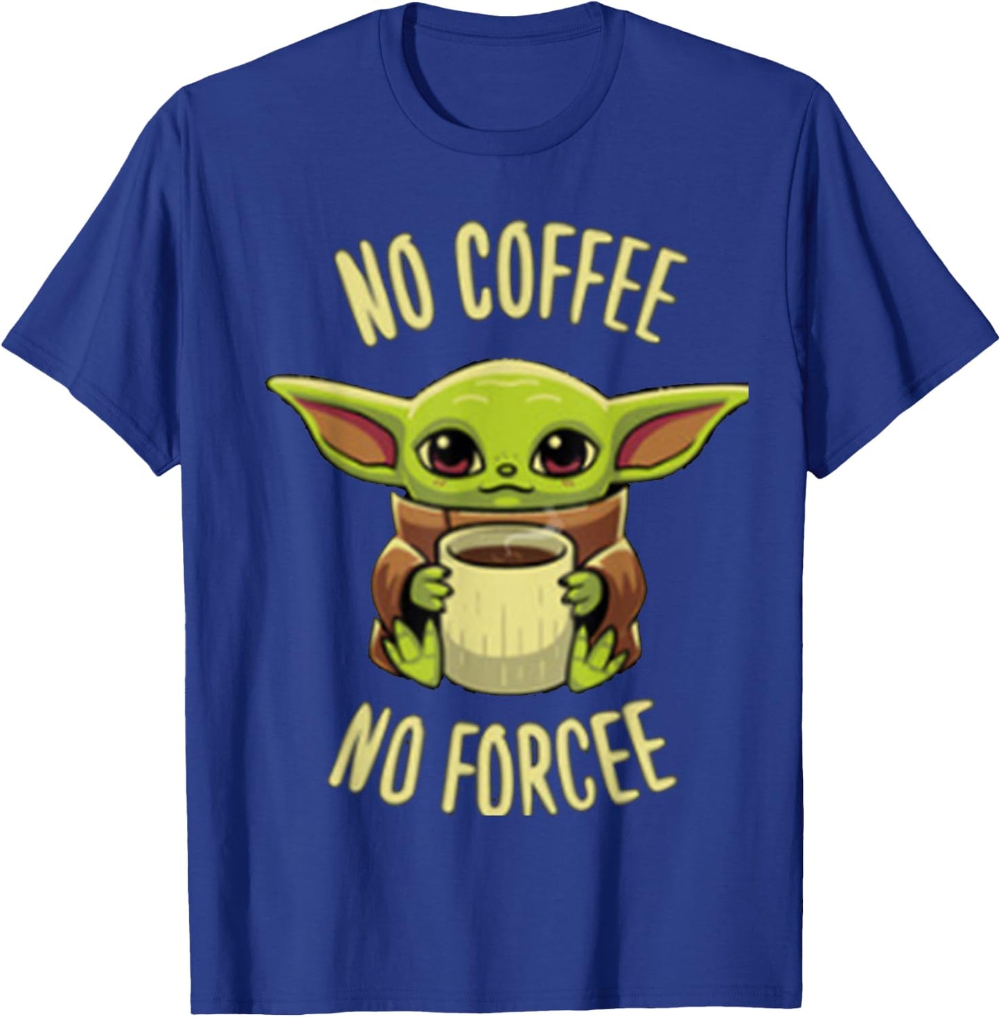 Baby yod-coffee cute , women and kid T-Shirt - T-Shirt | Royal