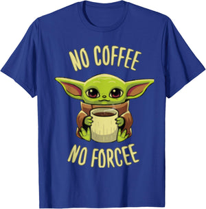 Baby yod-coffee cute , women and kid T-Shirt - T-Shirt | Royal