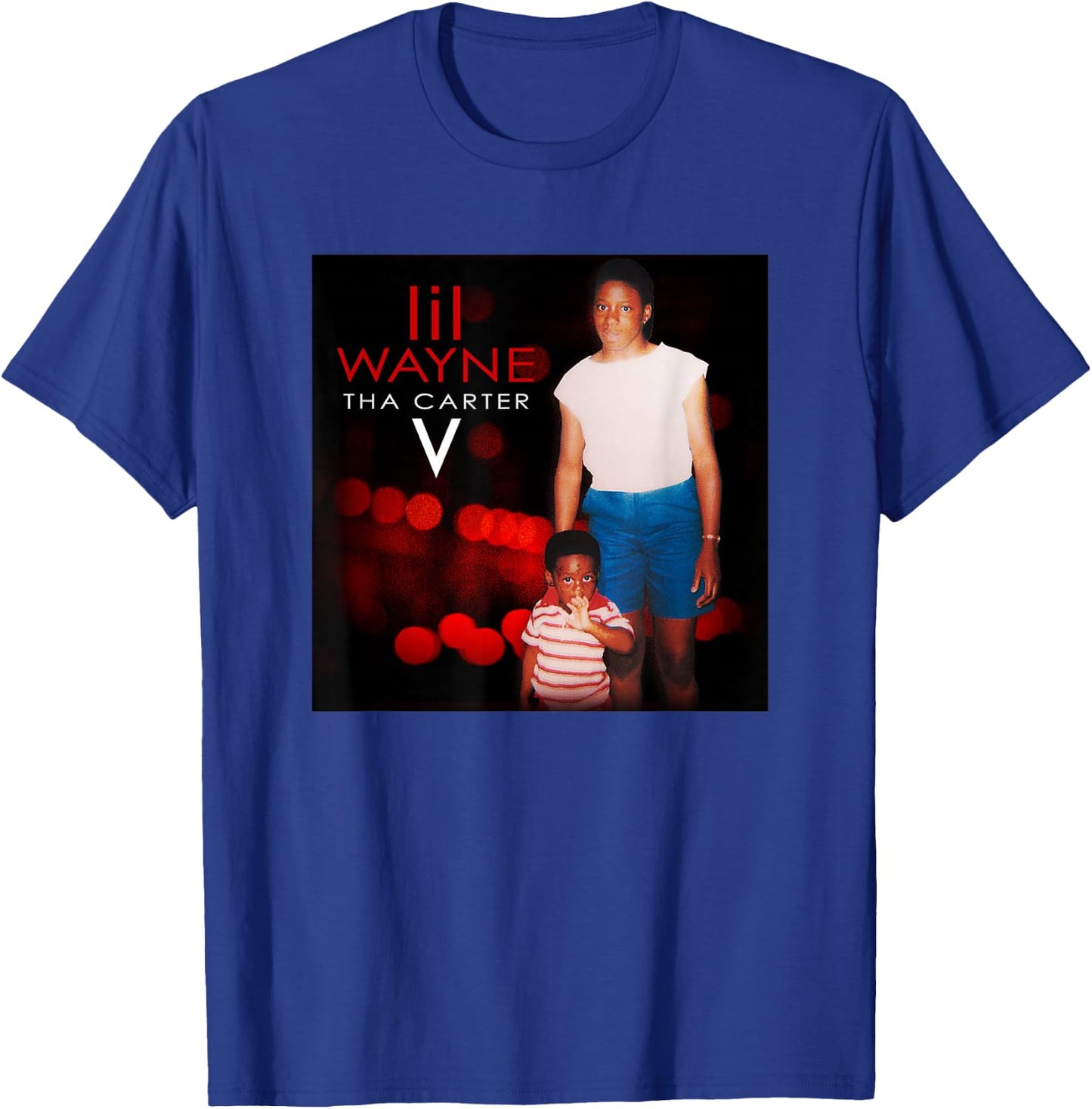 Lil Wayne The Carter V Photo Small T-Shirt - T-Shirt | Royal