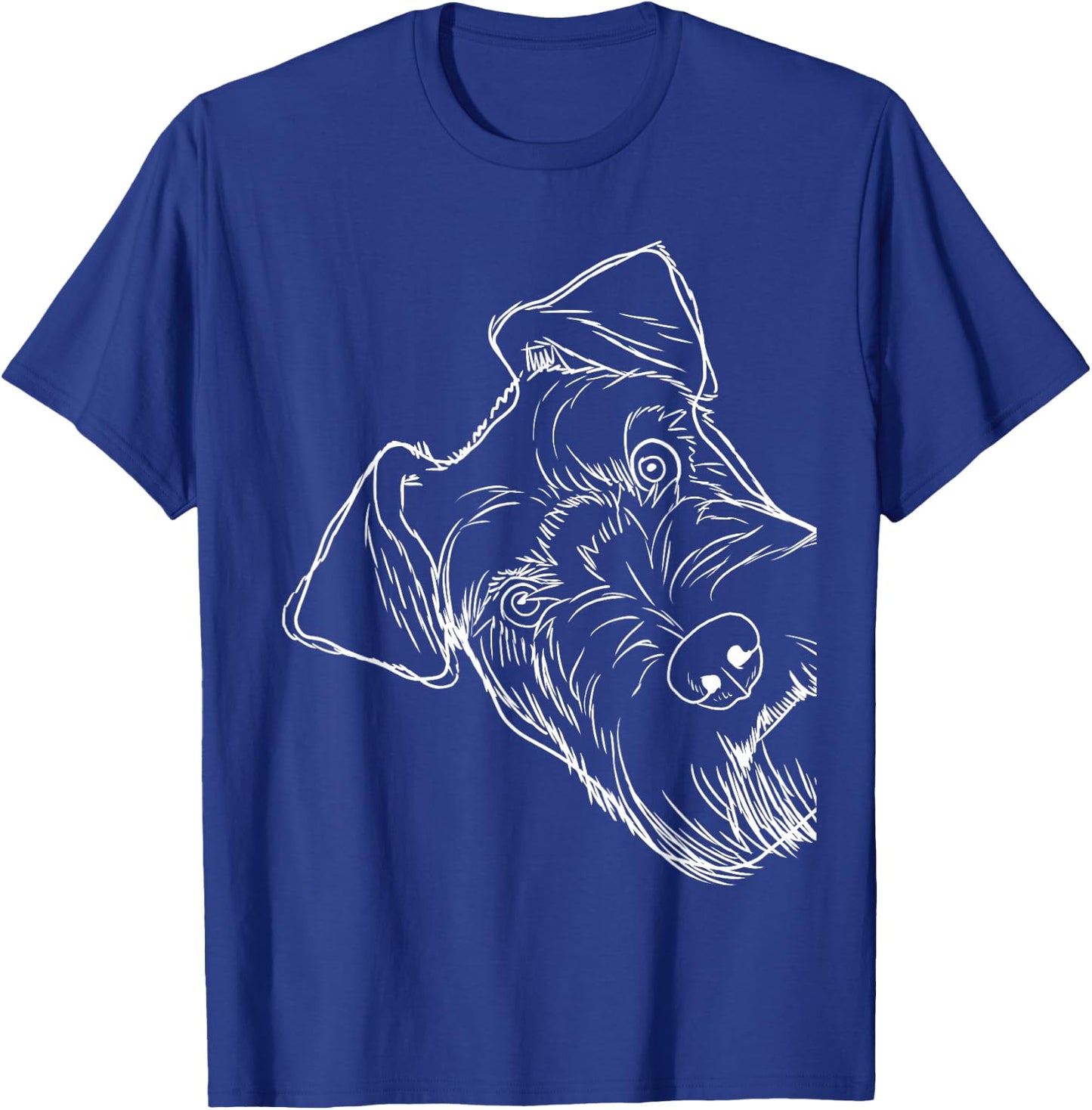 Funny Dog Schnauzer T-Shirt - T-Shirt | Royal