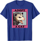Possum Shirt Adopt a Cat Funny Opossum Possums Men Women Girls Kids T-Shirt - T-Shirt | Royal