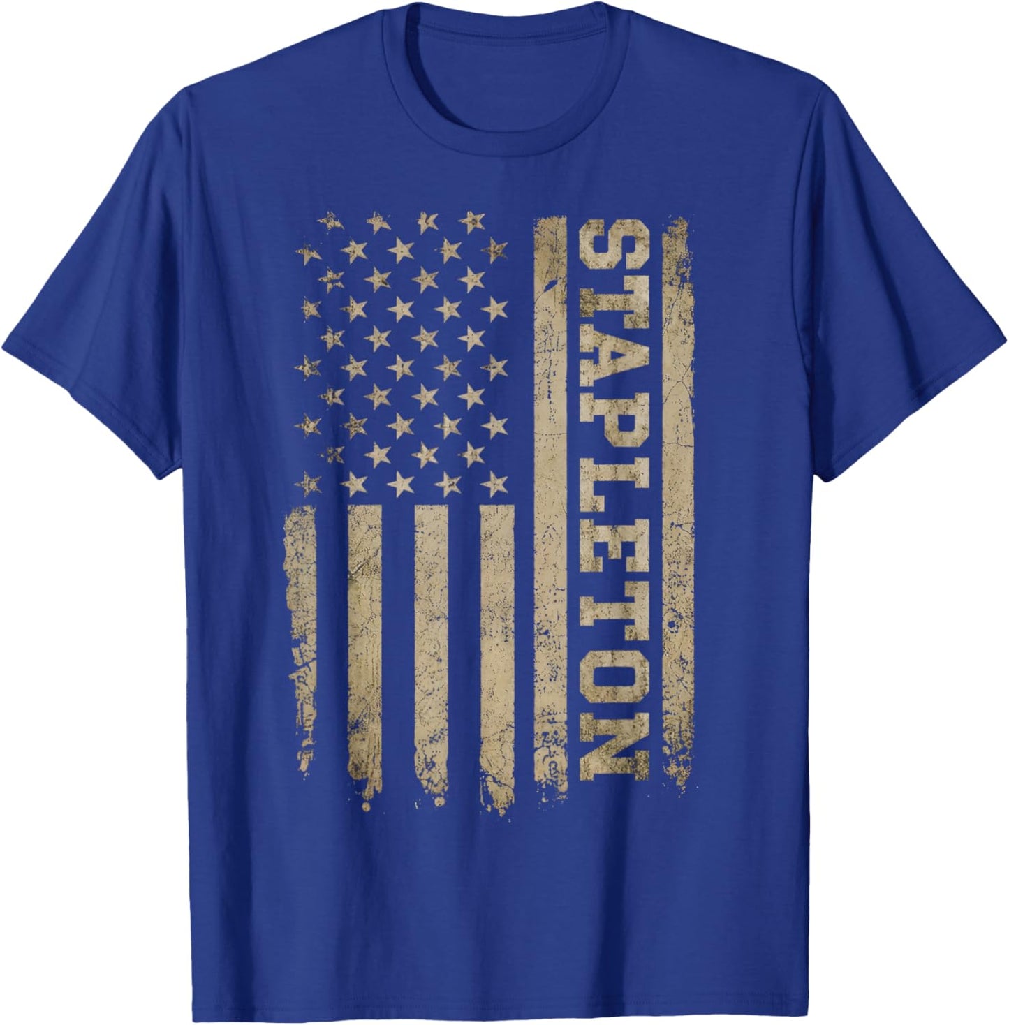 Vintage Stapleton Name Retro Classic Women Kids T-Shirt - T-Shirt | Royal