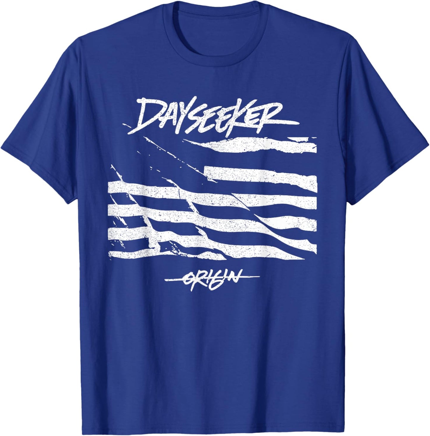 Dayseeker Merch, A Flag Design, White Color T-Shirt - T-Shirt | Royal