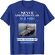 USS Ranger CV-61 Veterans Day Father Day Gift T-Shirt - T-Shirt | Royal