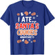 I Ate Santas Cookies No Regrets Funny Christmas Xmas PJ T-Shirt - T-Shirt | Royal