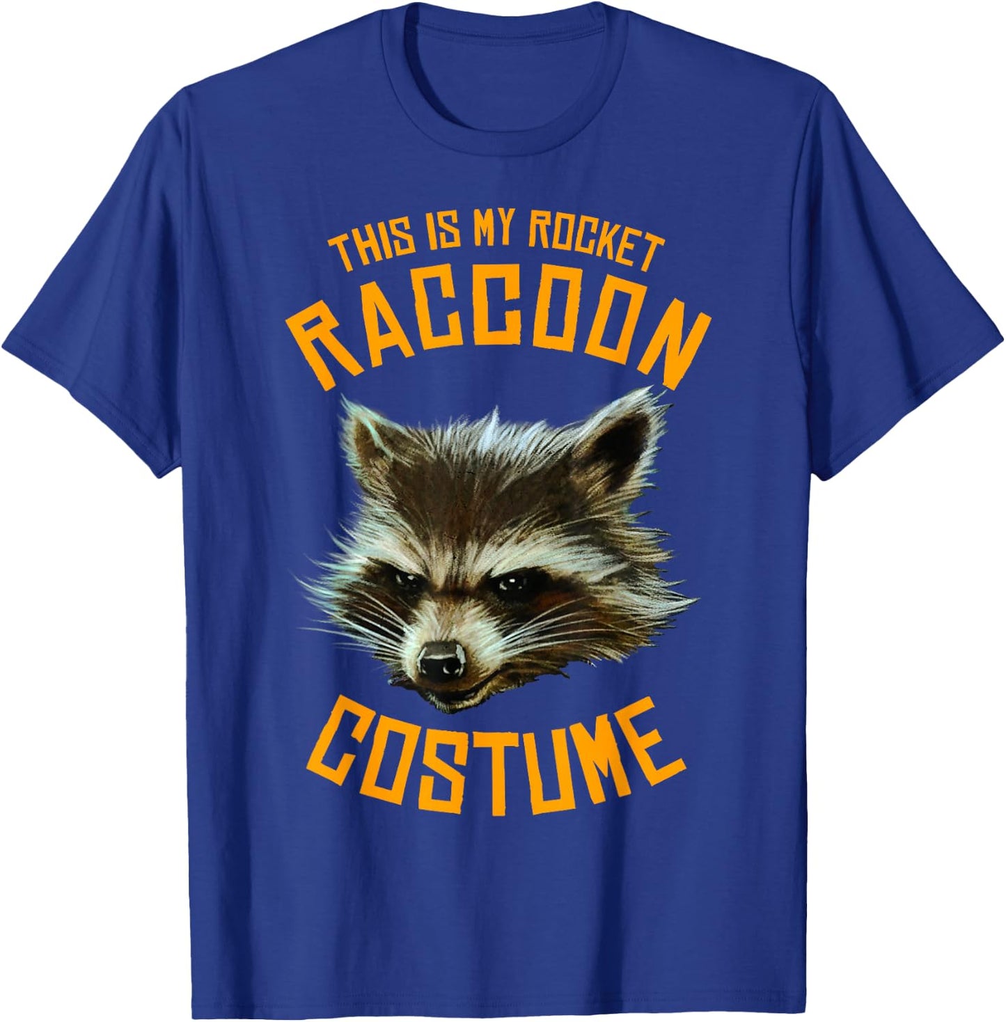 Marvel Guardians of The Galaxy Rocket Costume Halloween T-Shirt - T-Shirt | Royal