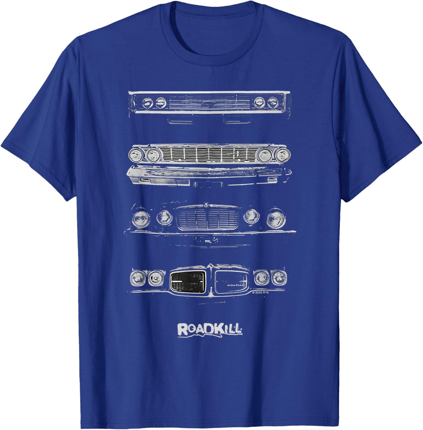 Roadkill Grilles Adult T-Shirt - T-Shirt | Royal