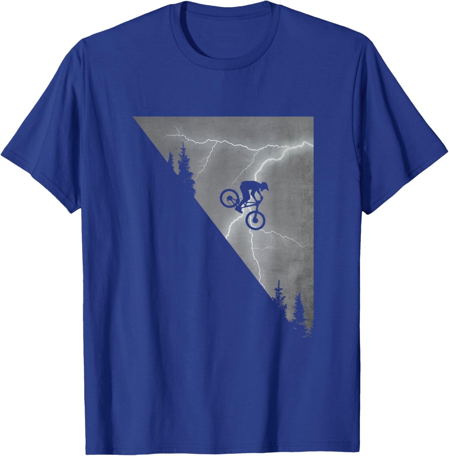 MTB Mountain Bike T-Shirt - T-Shirt | Royal