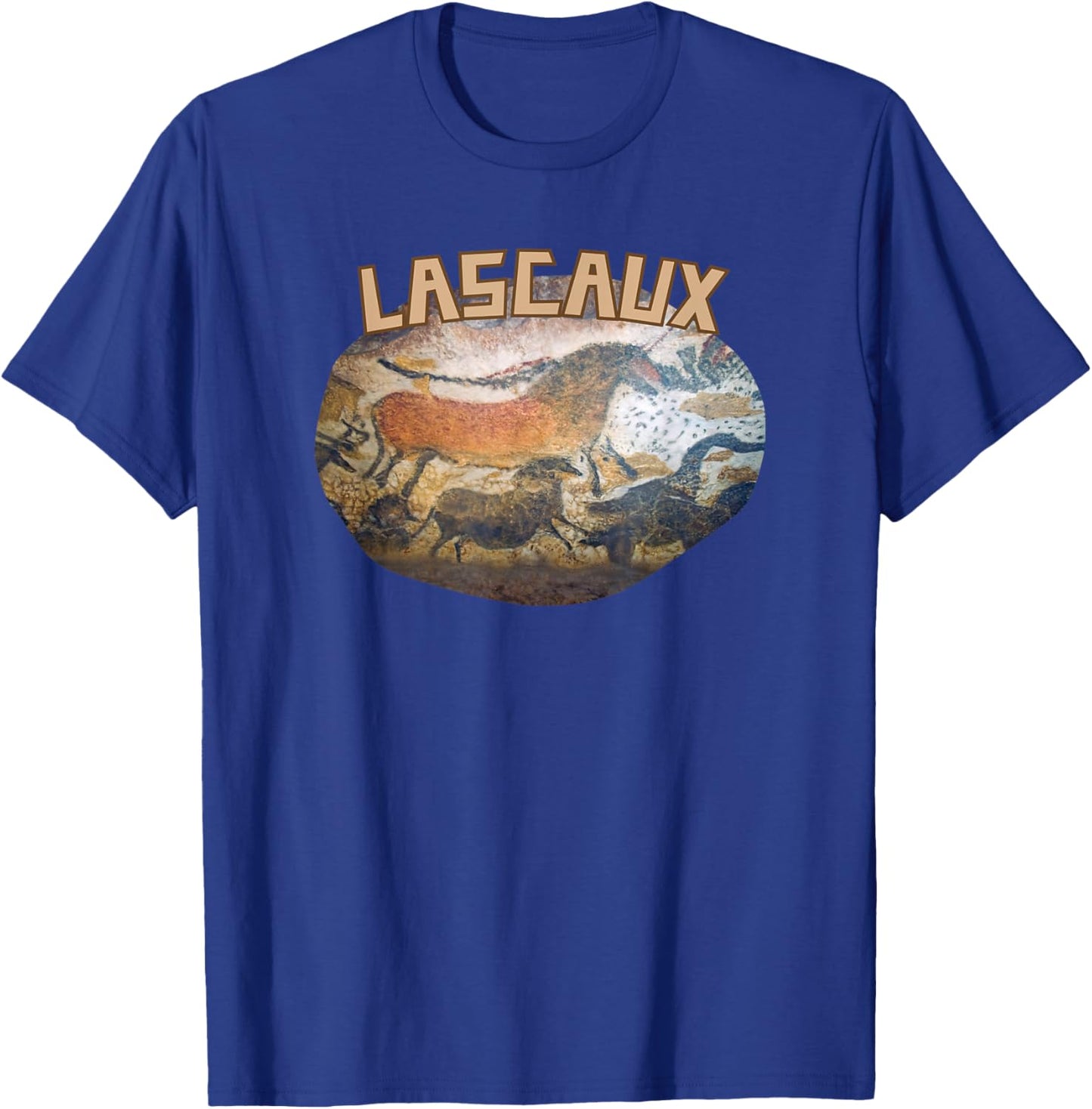 Lascaux Cave Painting Prehistoric Art Horses Parietal Art T-Shirt - T-Shirt | Royal
