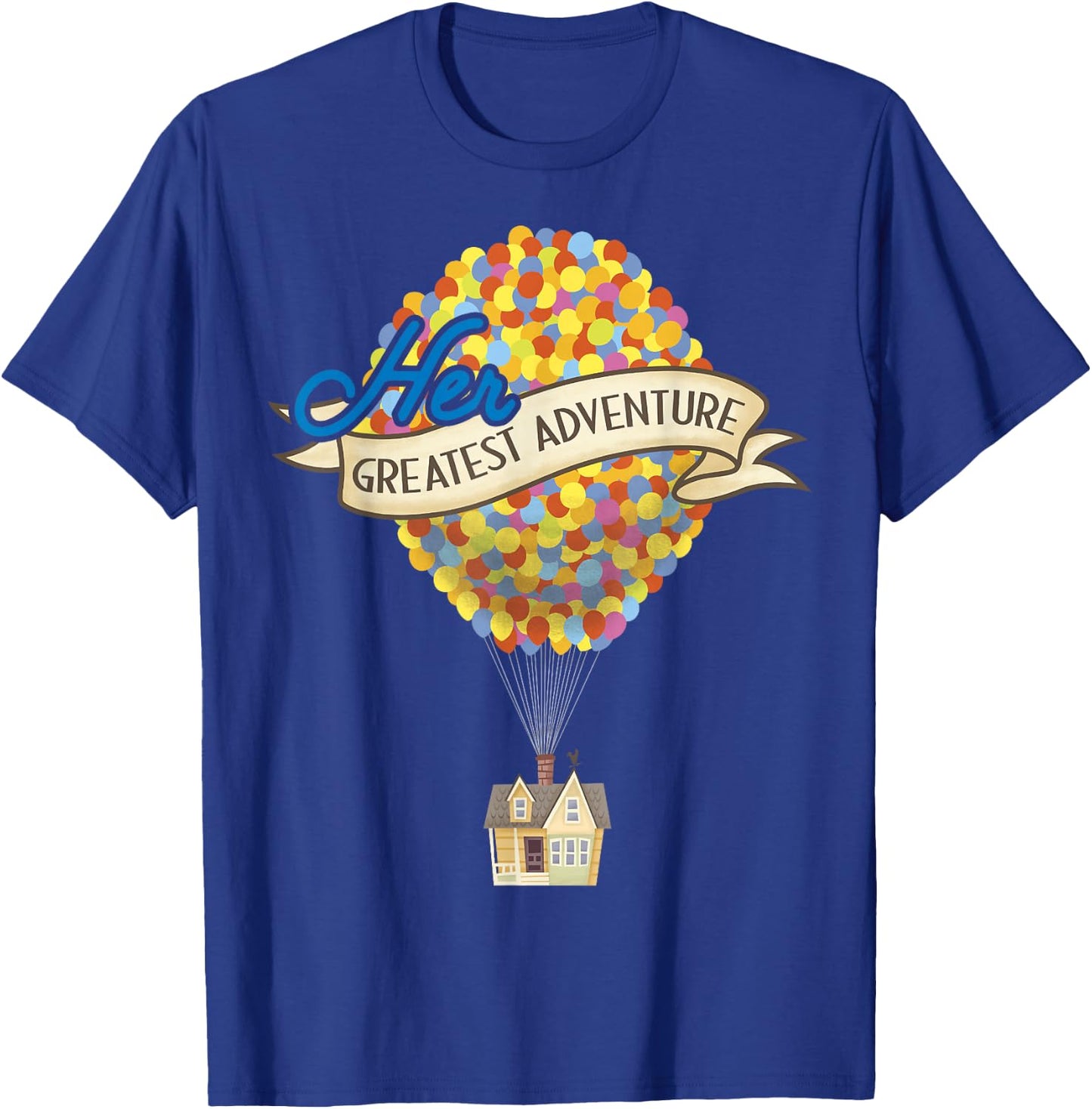 Disney Pixar Up Her Greatest Adventure House Graphic T-Shirt - T-Shirt | Royal
