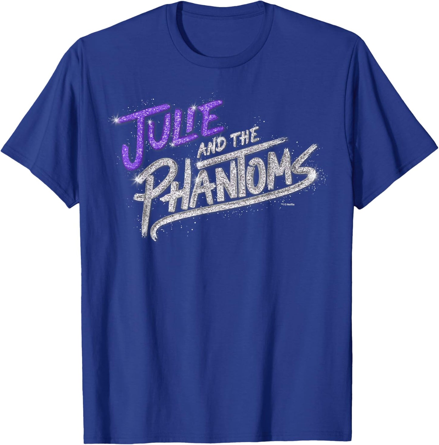 Julie And The Phantoms Stacked Logo T-Shirt - T-Shirt | Royal