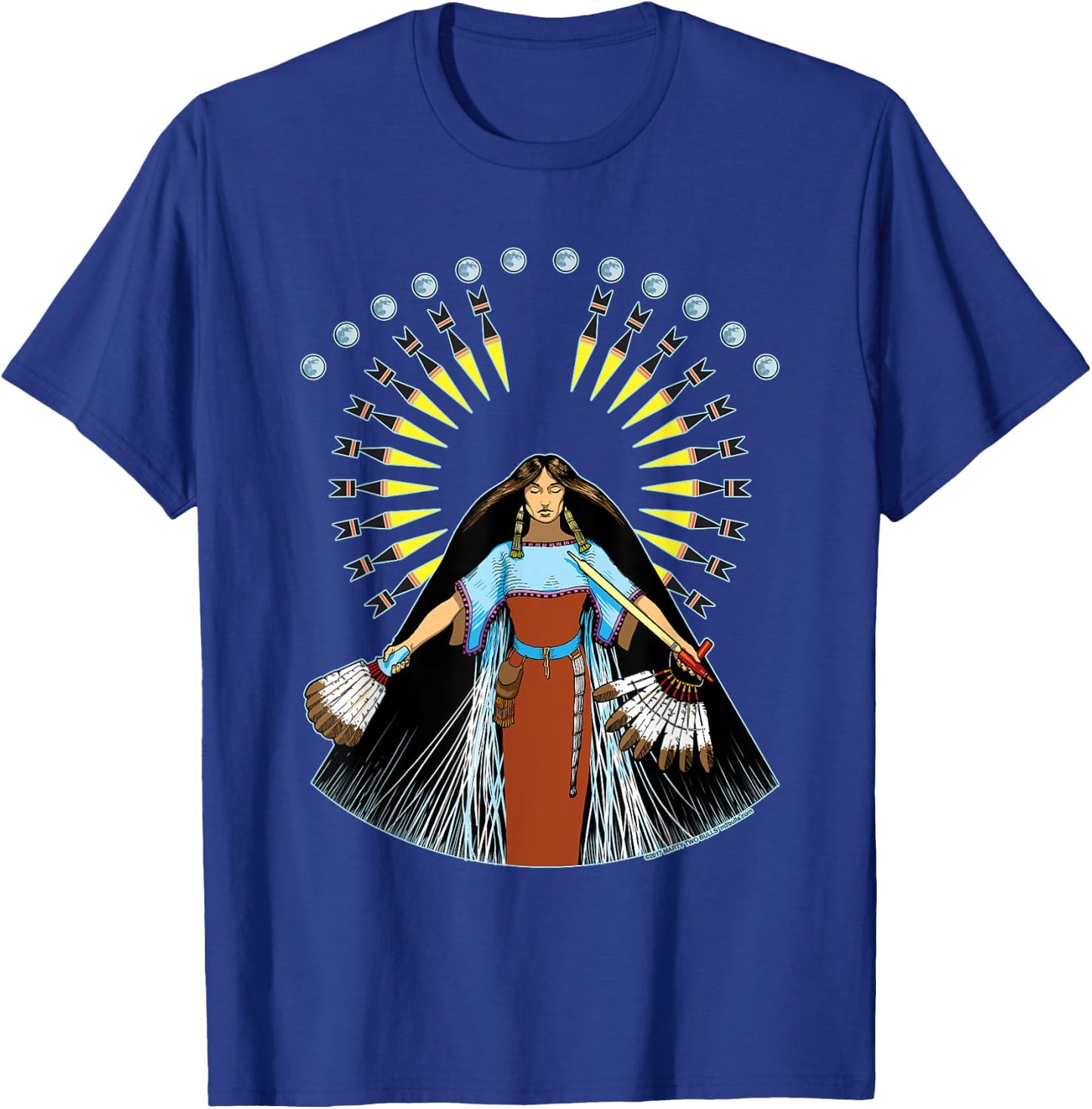 White Buffalo Calf Woman T-Shirt - T-Shirt | Royal