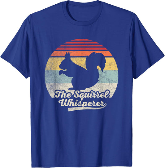 Retro Vintage Squirrel Lover Squirrel Whisperer T-Shirt - T-Shirt | Royal