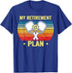 My Retirement Plan Funny Pickleball, Retired Dad T-Shirt - T-Shirt | Royal
