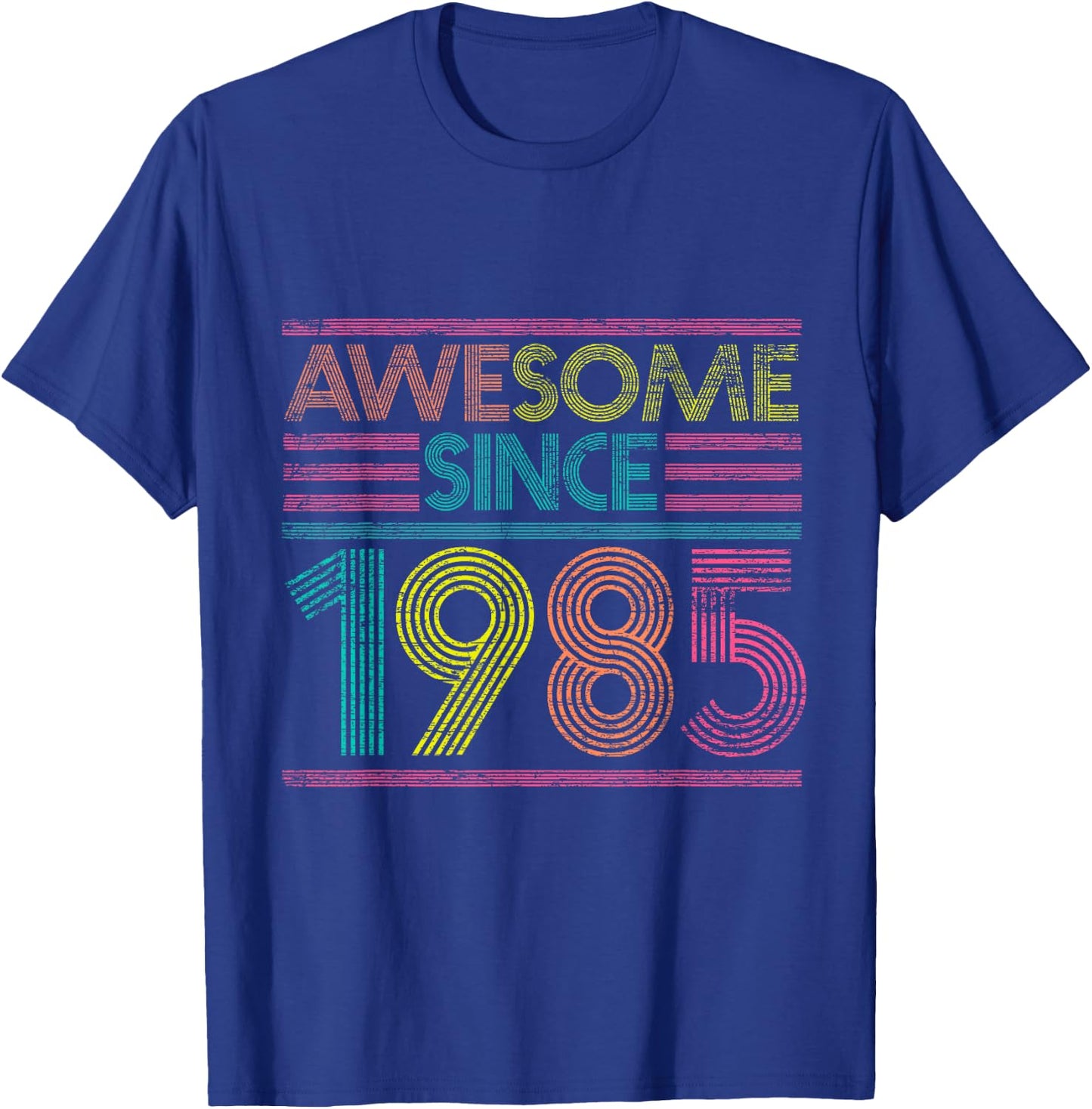 Awesome Since 1985 40th Birthday Gifts 40 Years Old T-Shirt - T-Shirt | Royal