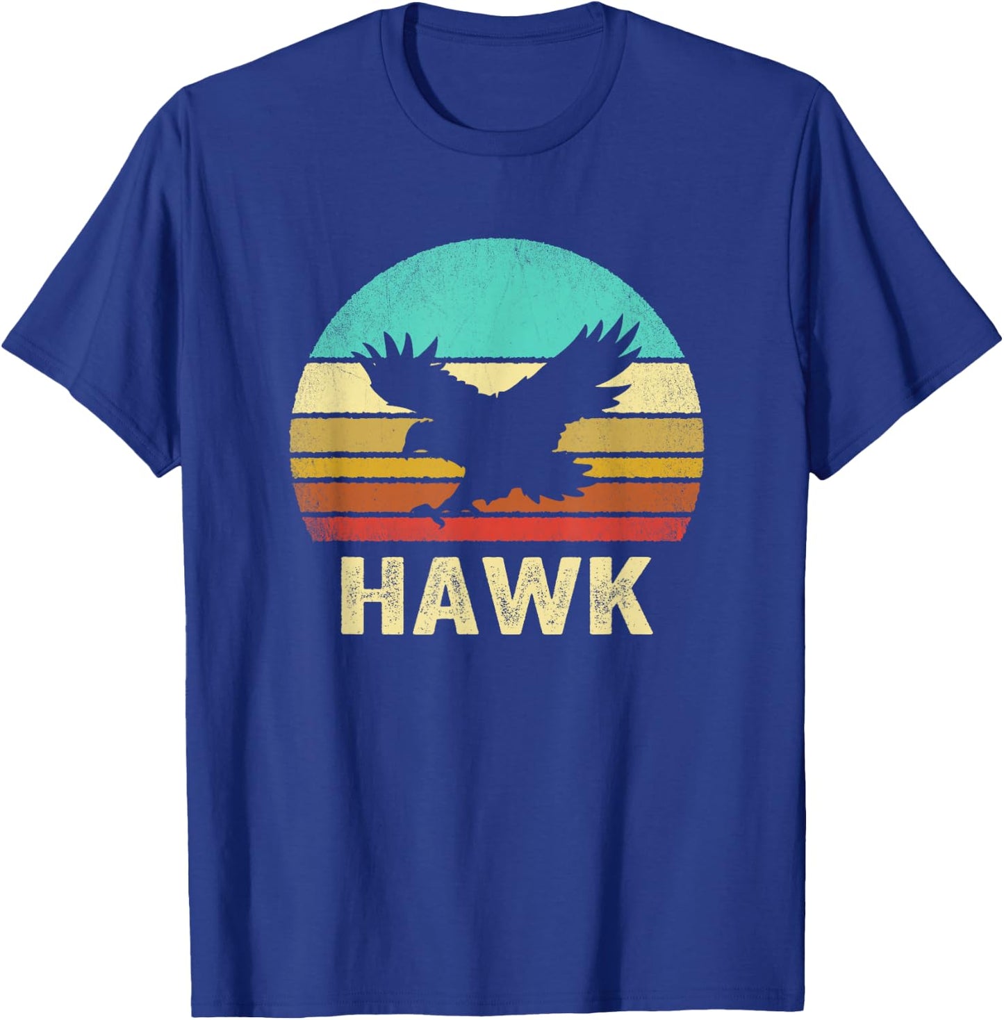 Vintage Hawk Shirt Sunset T-Shirt - T-Shirt | Royal