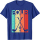 Golf 4 Birthday Boy Girl Golf 4 Year Old T-Shirt - T-Shirt | Royal