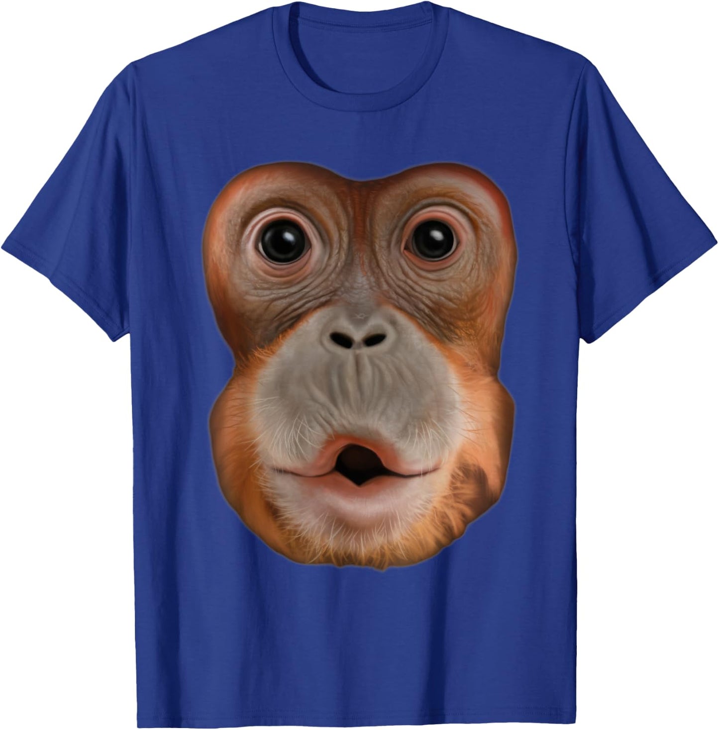 Monkey Stomach Funny Meme Ape Gorilla T-Shirt - T-Shirt | Royal