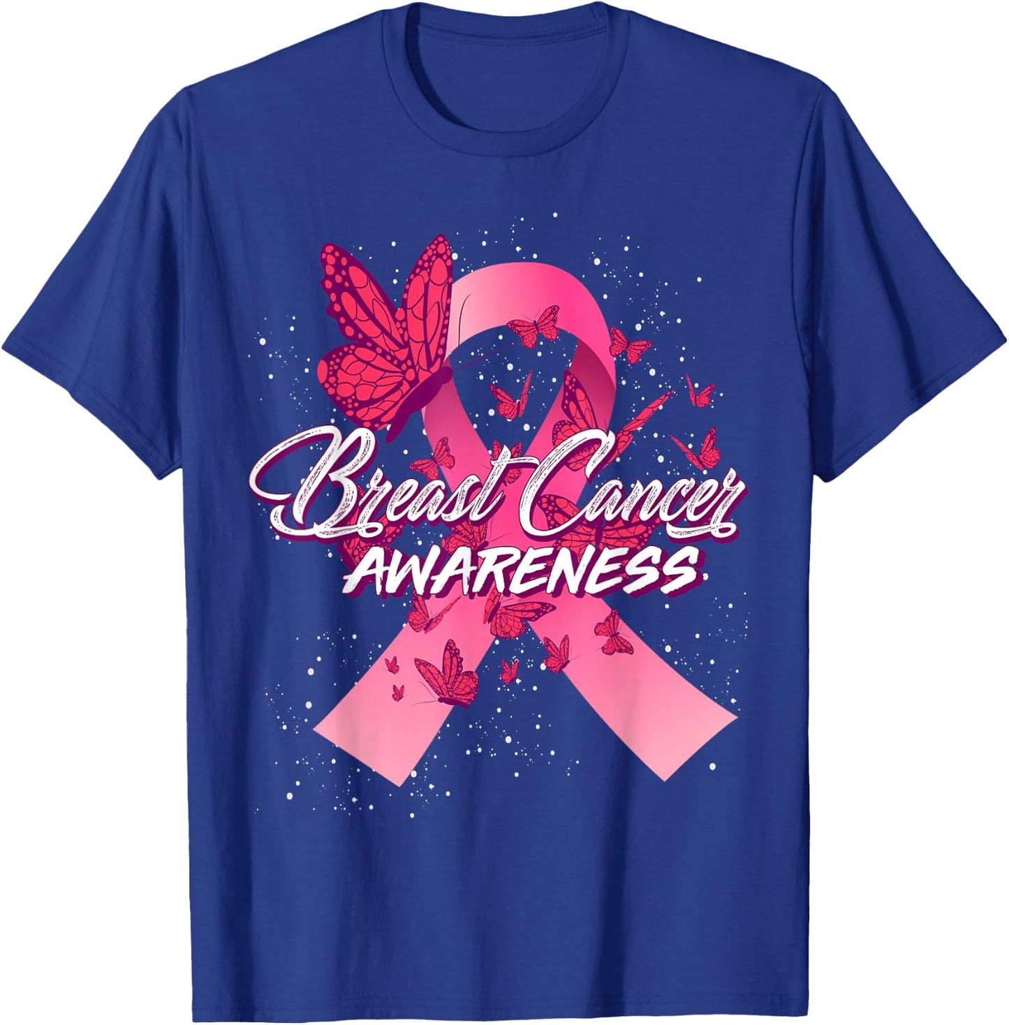 Breast Cancer Awareness T-Shirt - T-Shirt | Royal
