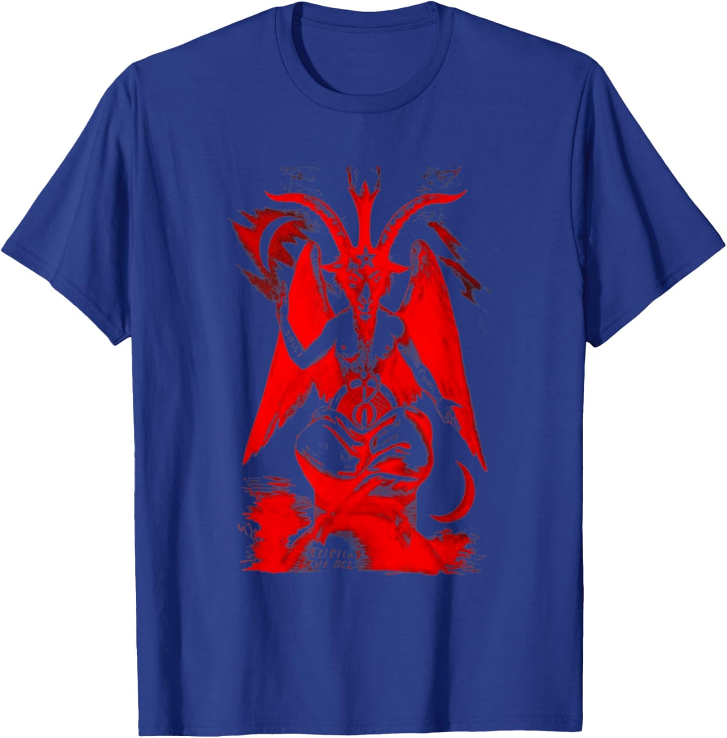 Teufel und Satan 666 Geheime Illuminaten mit Blutfarbe T-Shirt - T-Shirt | Royal