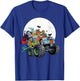 Halloween Skeleton Zombie Monster Truck Vampire Boys Kids T-Shirt - T-Shirt | Royal