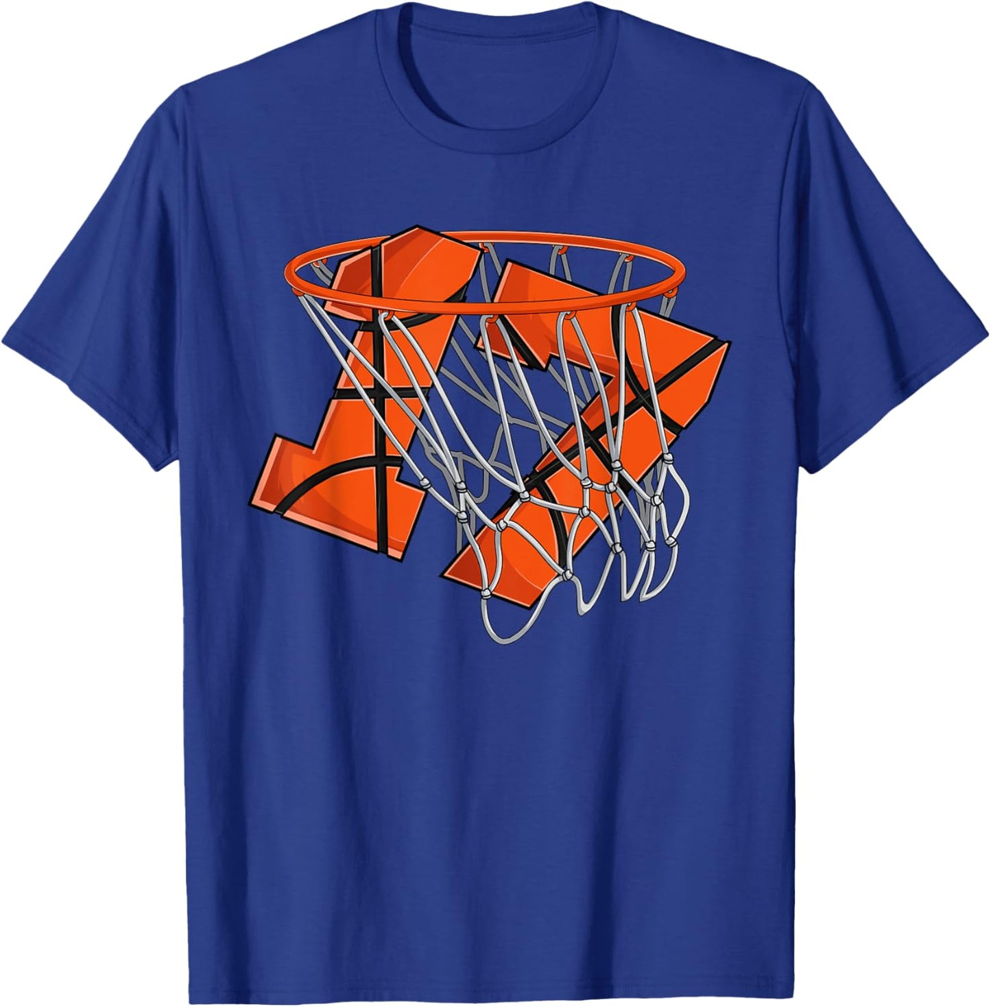 17th Birthday Basketball Shirt Men, Boys 17 Year Old T-Shirt - T-Shirt | Royal