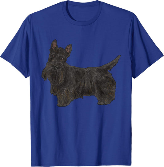 Scottish Terrier Dog Scottie T-Shirt - T-Shirt | Royal
