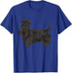 Scottish Terrier Dog Scottie T-Shirt - T-Shirt | Royal
